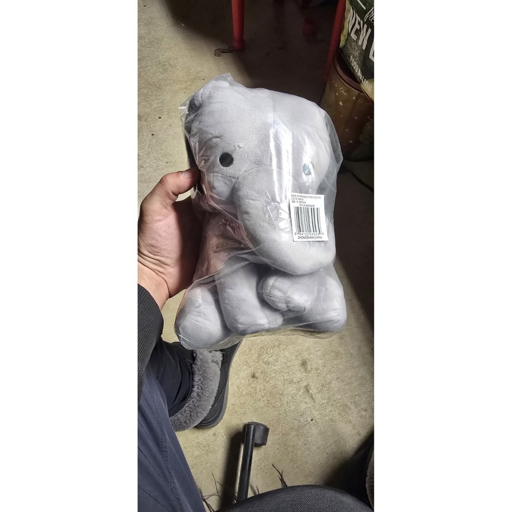 Bedtime Originals 230043E Choo Choo Humphrey Plush Elephant - Gray